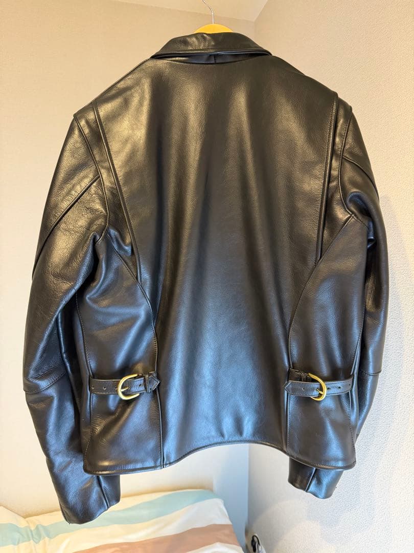 【美品】 VANSON ENF ライダース 40 USA製 本革