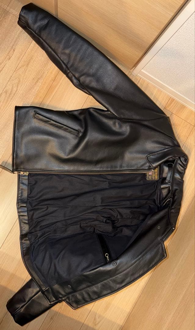 【美品】 VANSON ENF ライダース 40 USA製 本革
