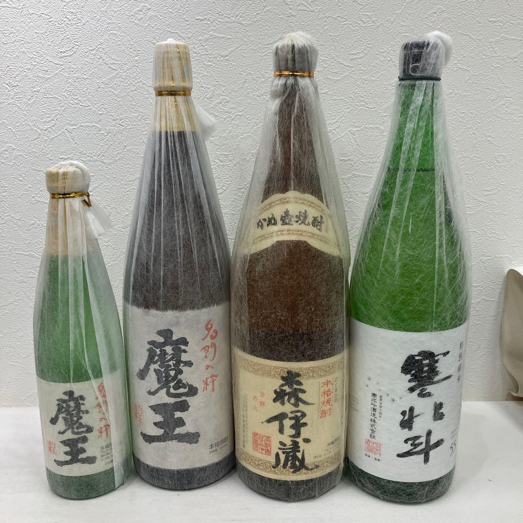 ▪️8246-11 4本セット　焼酎・日本酒　魔王、森伊蔵
