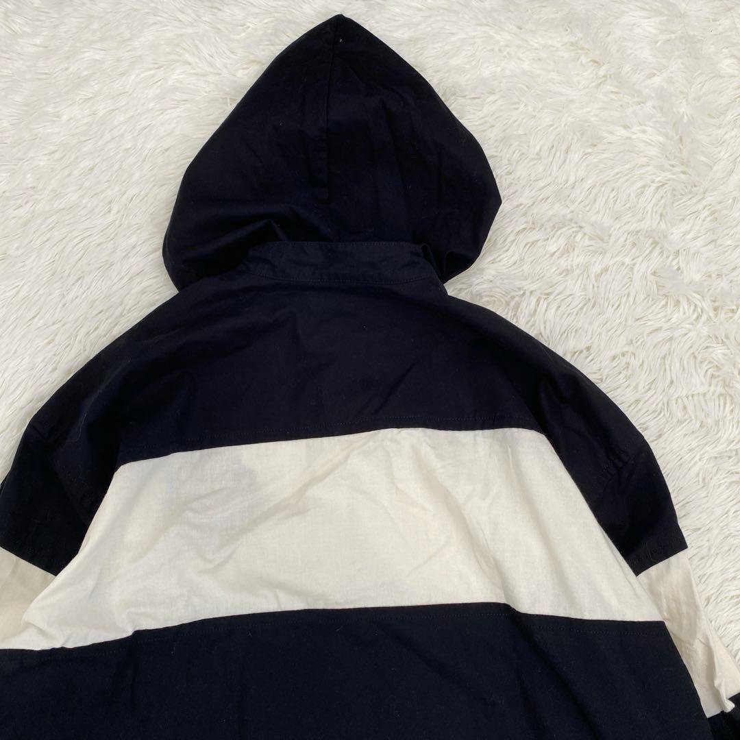 ヴィヴィアンウエストウッド ビッグストライプフーディーシャツドレス ボーダー