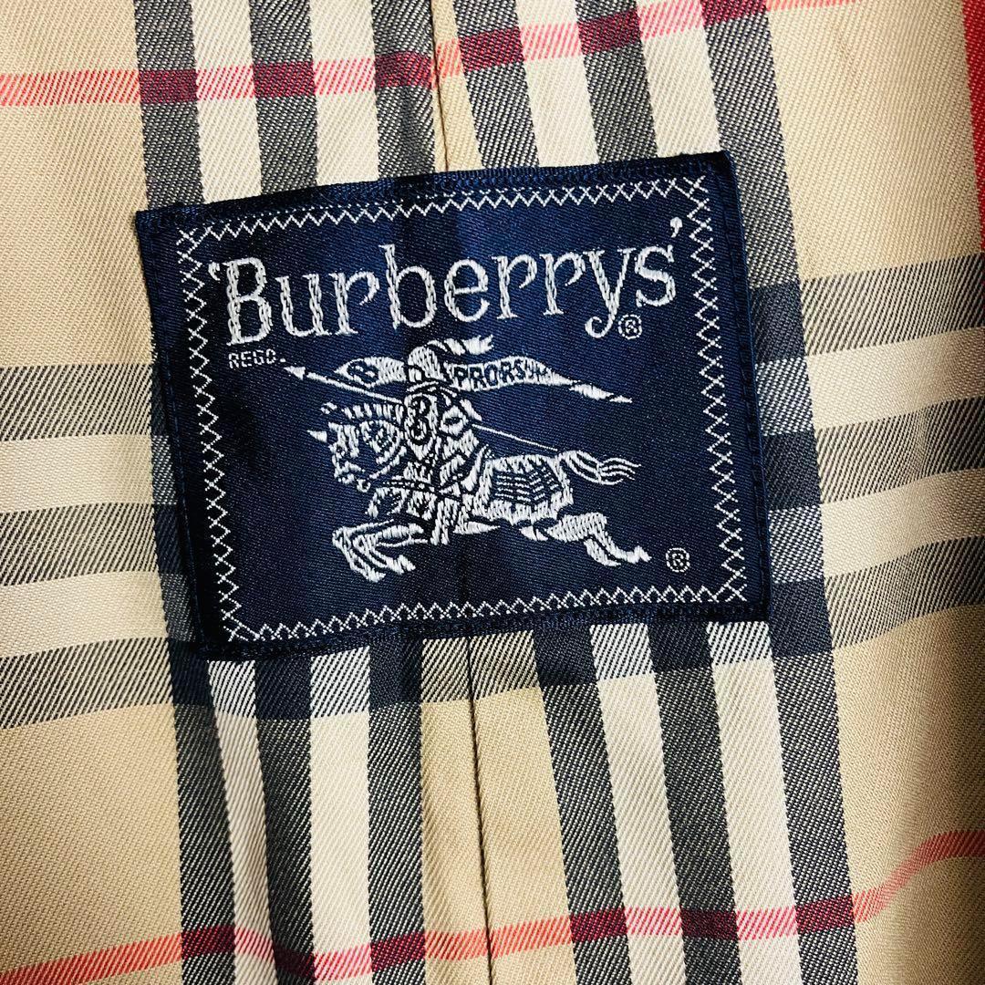 【人気カラー】バーバリー☆ベルト付きトレンチコート ノバチェック裏地