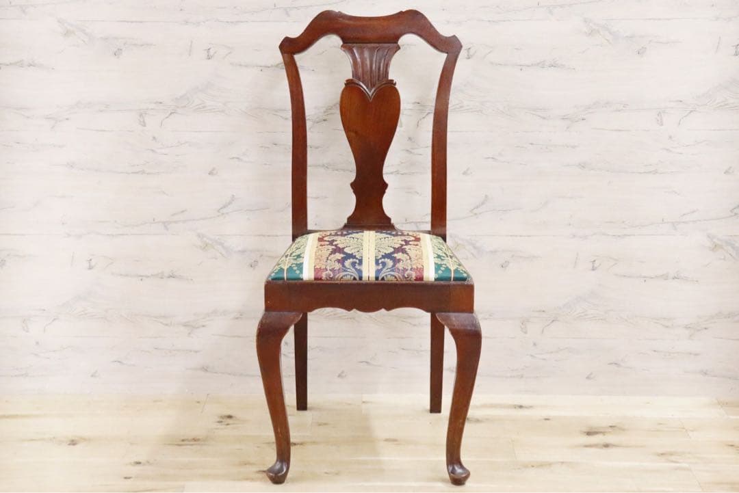 GMFH409○西洋 クラシック ヴィンテージ ダイニングチェア アームレスチ