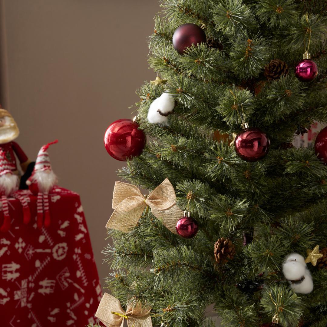 超人気！【高180cm】クリスマスツリー 北欧 松ぼっくり付 飾りGreen