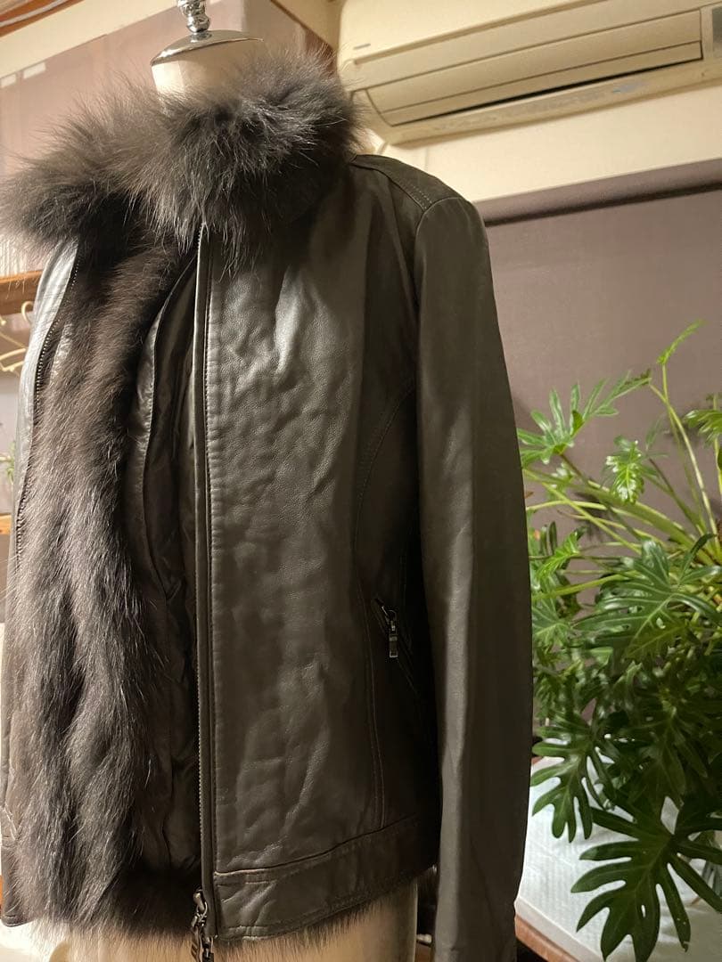 m.h.k 　　　　フジコウ　　Cara羊革　ジャケット　ダウンセット