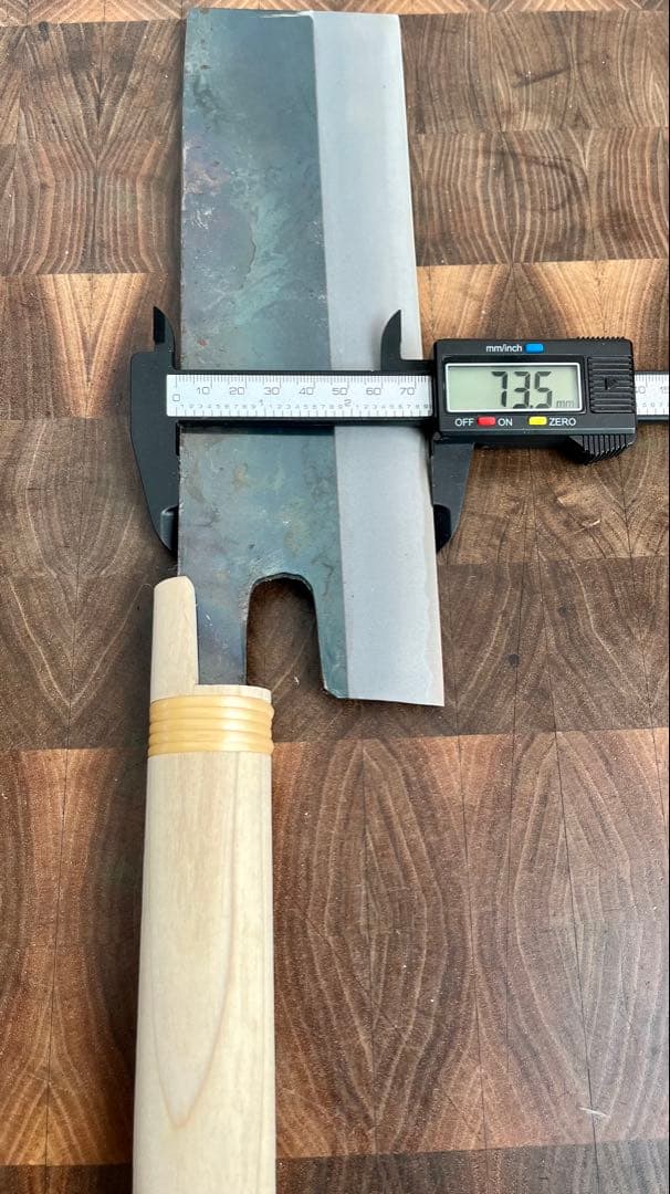 越前打ち刃物　宝馬　蕎麦切　包丁　240mm 麺切　和包丁　白鋼　黒打ち