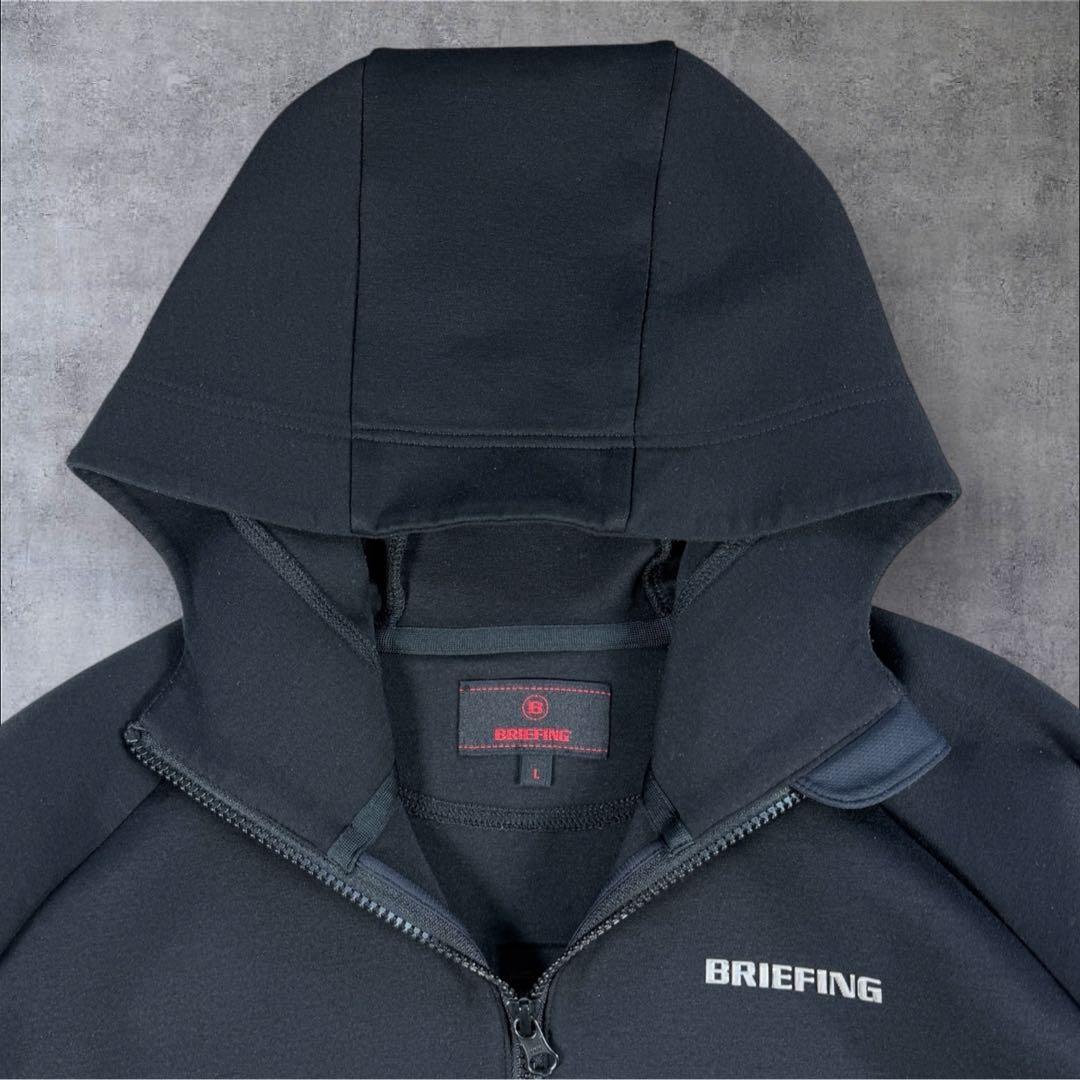 美品 BRIEFING ブリーフィング WARM LOGO LINE PARKA