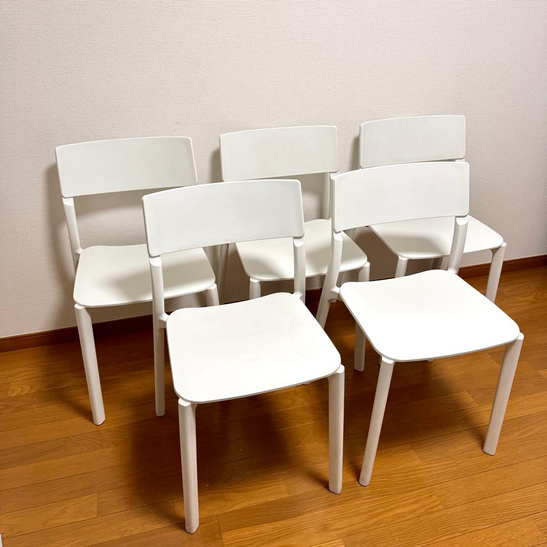 ブースカえみ IKEA JANINGE イケアヤニンゲダイニングチェア4脚
