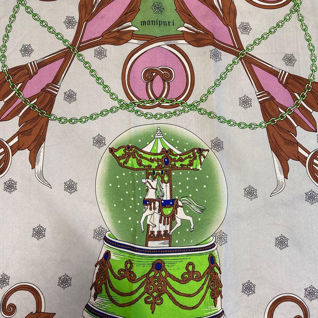 マニプリ　シルクスカーフ88