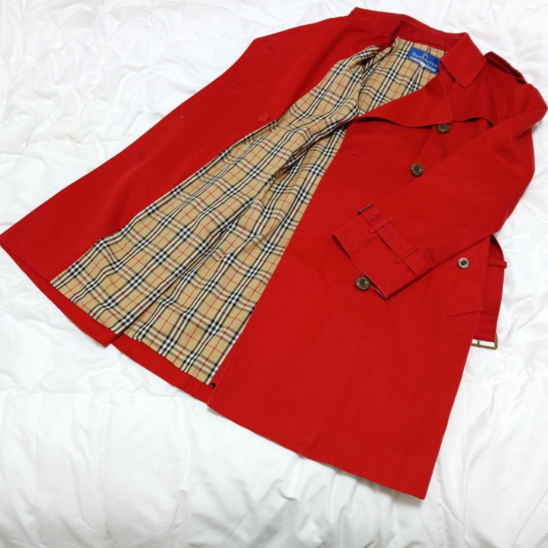 バーバリーブルーレーベル トレンチコート ノバチェック 40 三陽商会