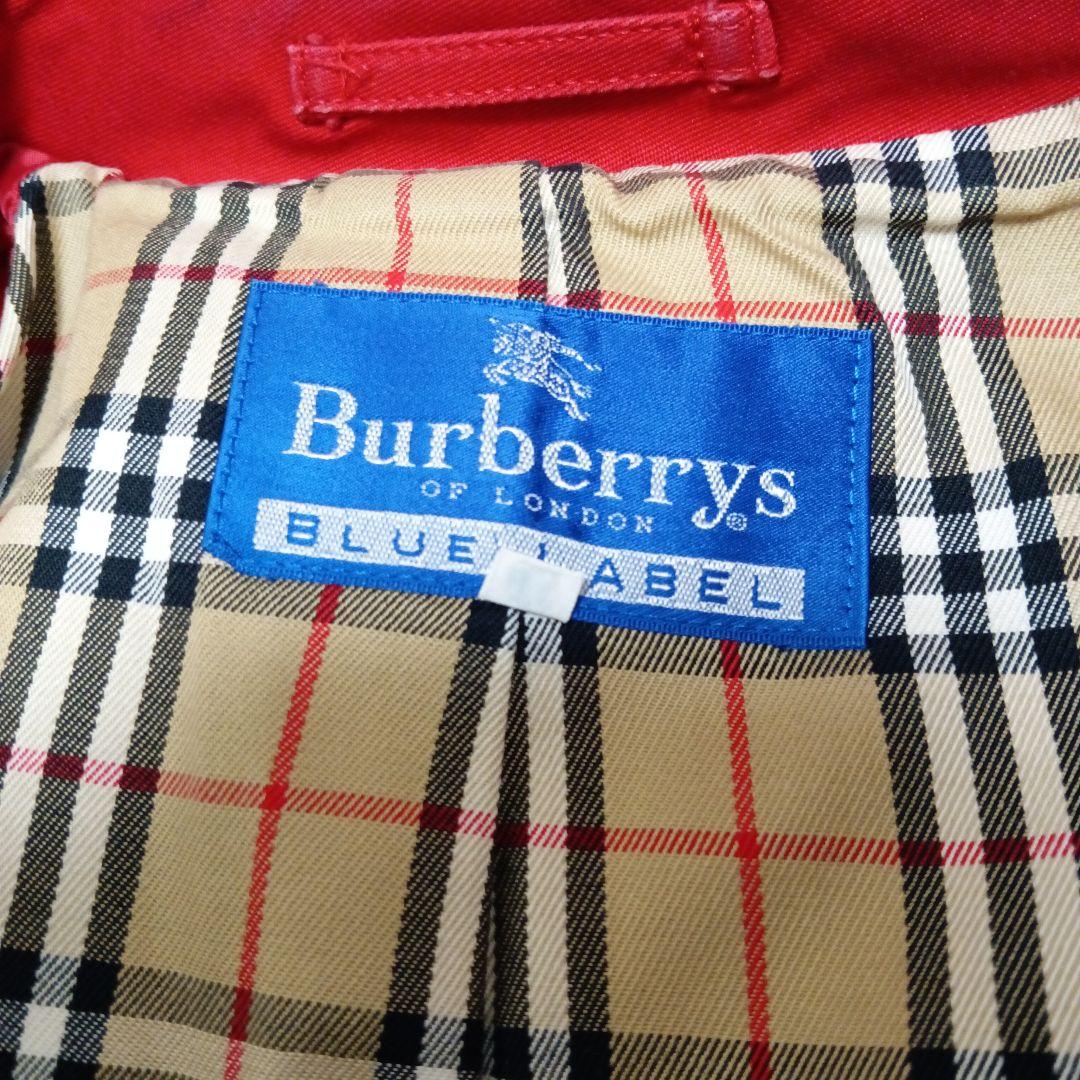 バーバリーブルーレーベル トレンチコート ノバチェック 40 三陽商会