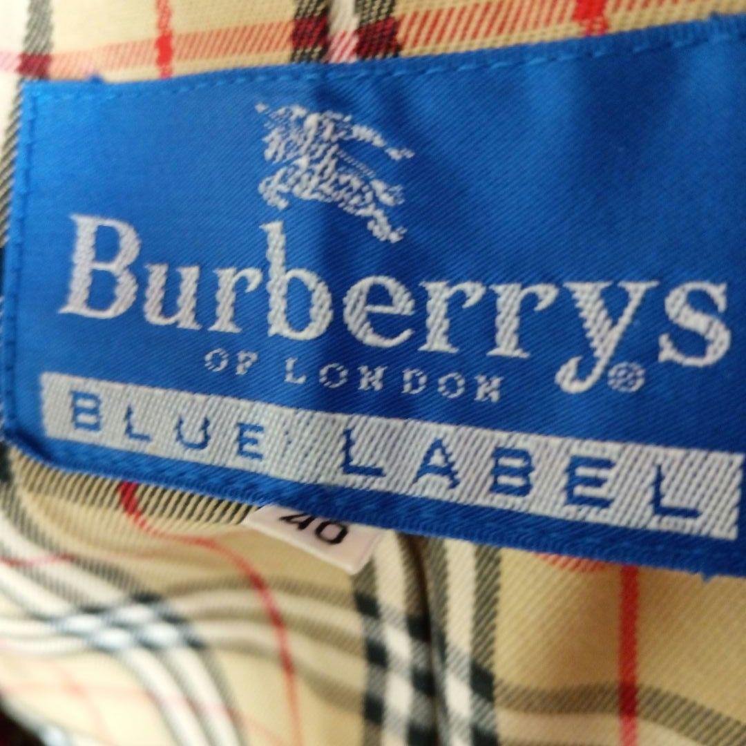 バーバリーブルーレーベル トレンチコート ノバチェック 40 三陽商会