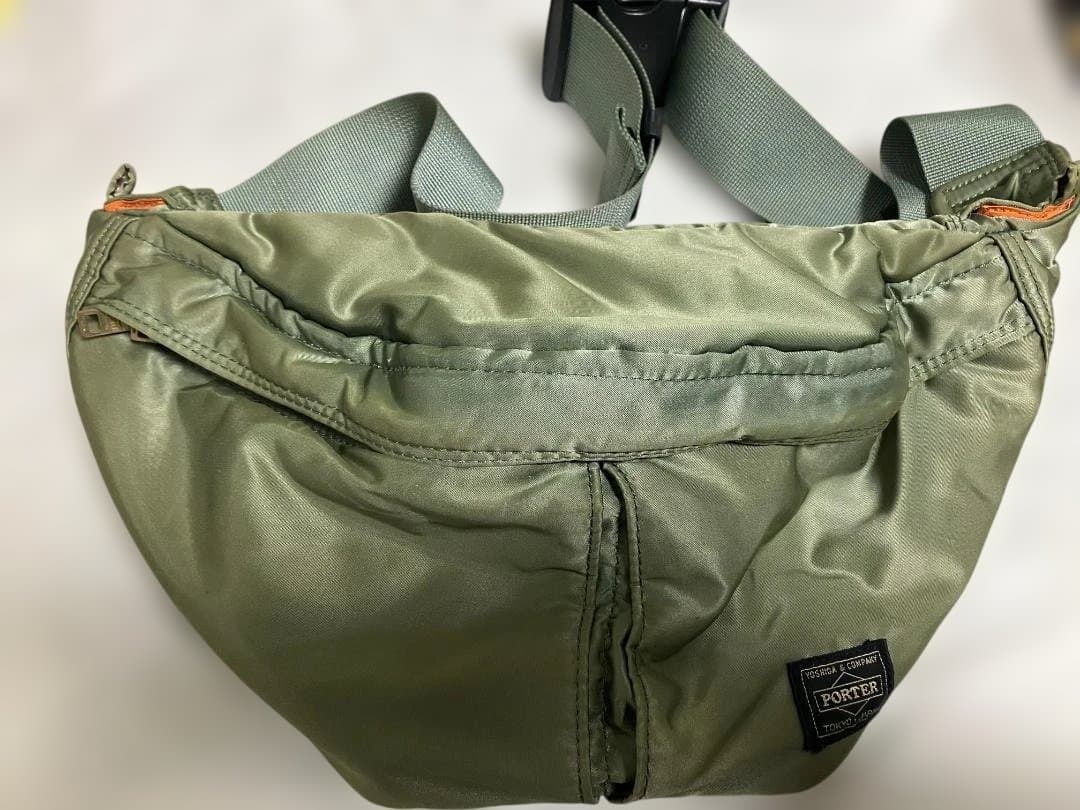 T*a様 PORTER タンカー ボディバッグ オリーブグリーン