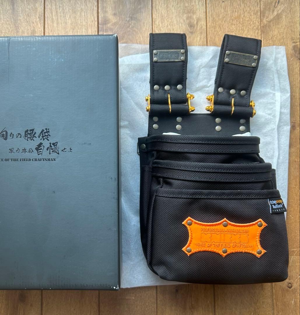 【新品未使用品】Knicks 腰袋　BA-301DDX 限定色オレンジ