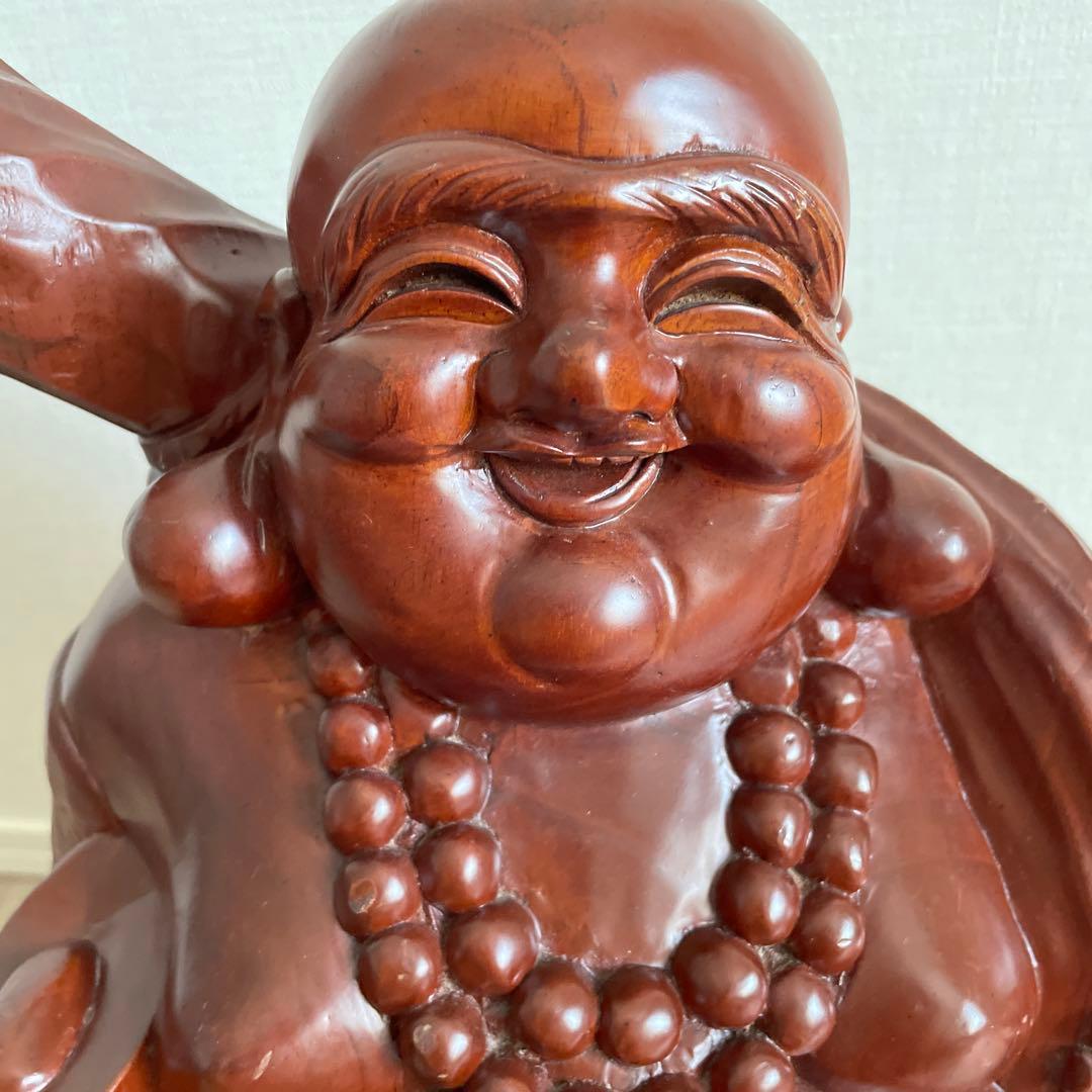 七福神　布袋像　木彫り　彫刻　置物