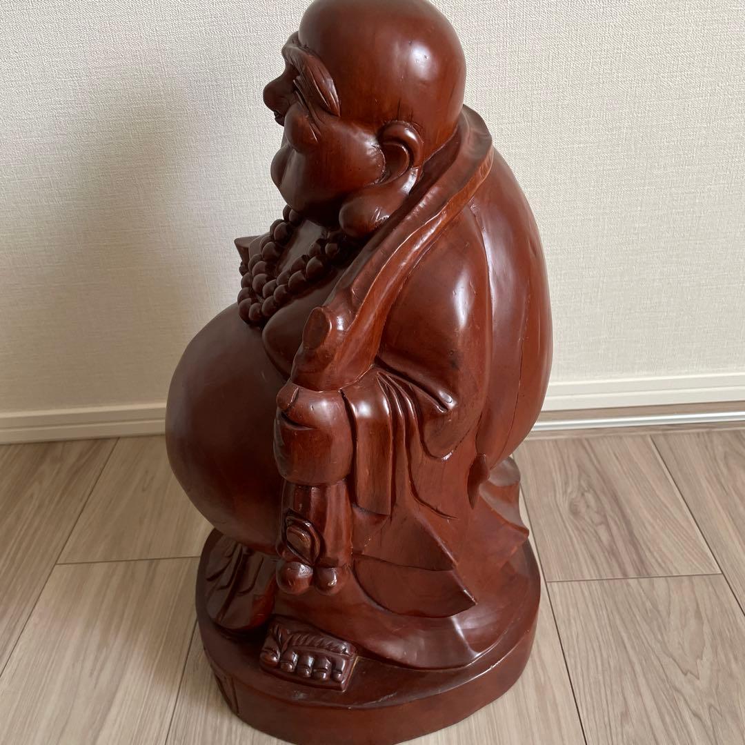 七福神　布袋像　木彫り　彫刻　置物