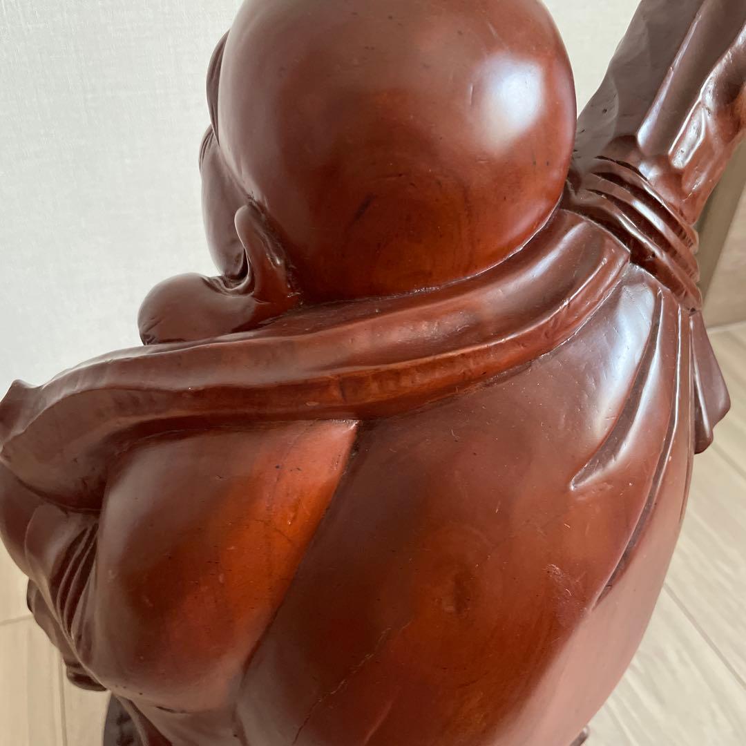 七福神　布袋像　木彫り　彫刻　置物