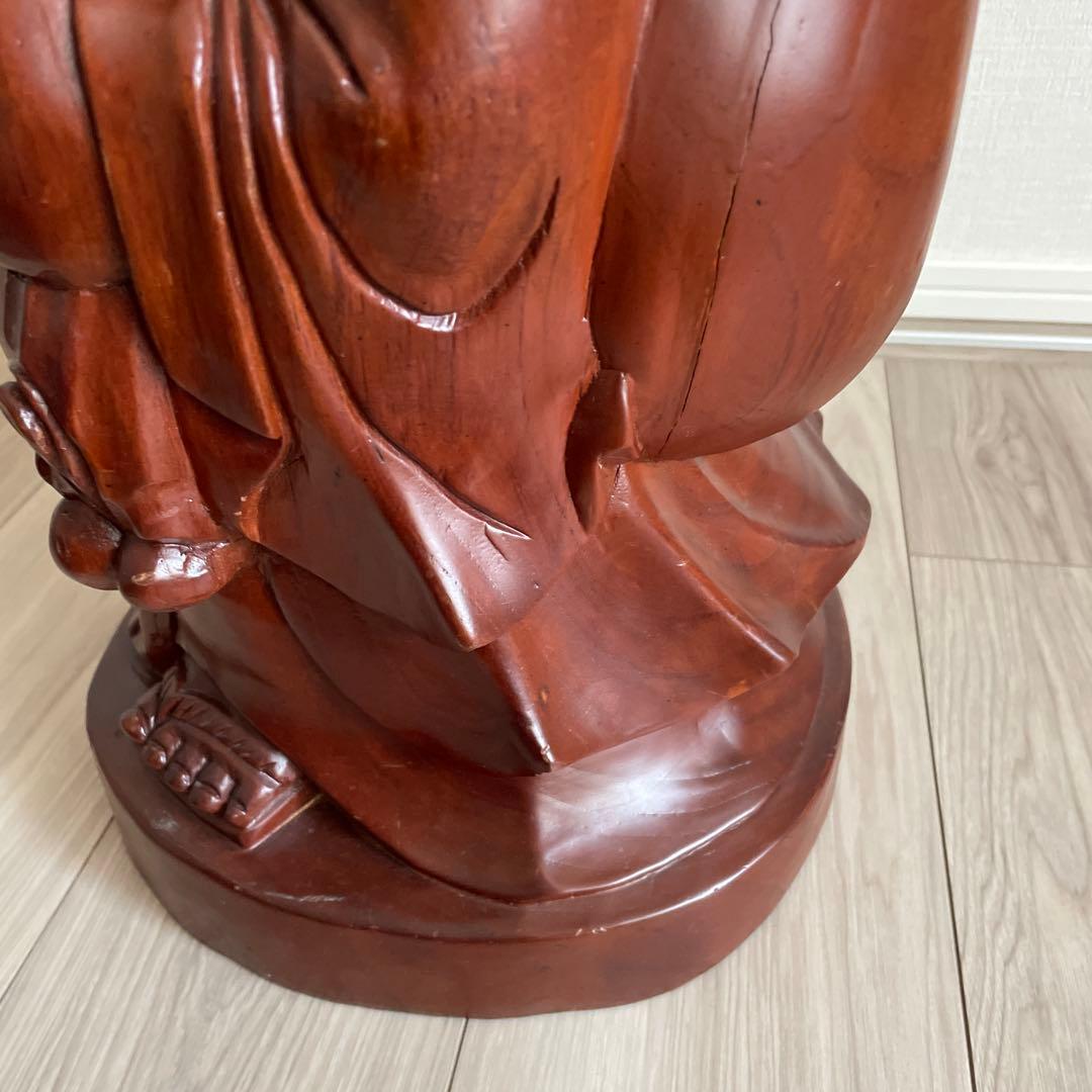 七福神　布袋像　木彫り　彫刻　置物