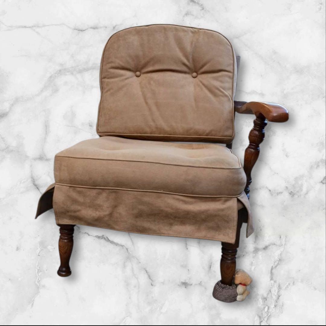 ⑤キツツキマーク 飛騨家具 アームチェア