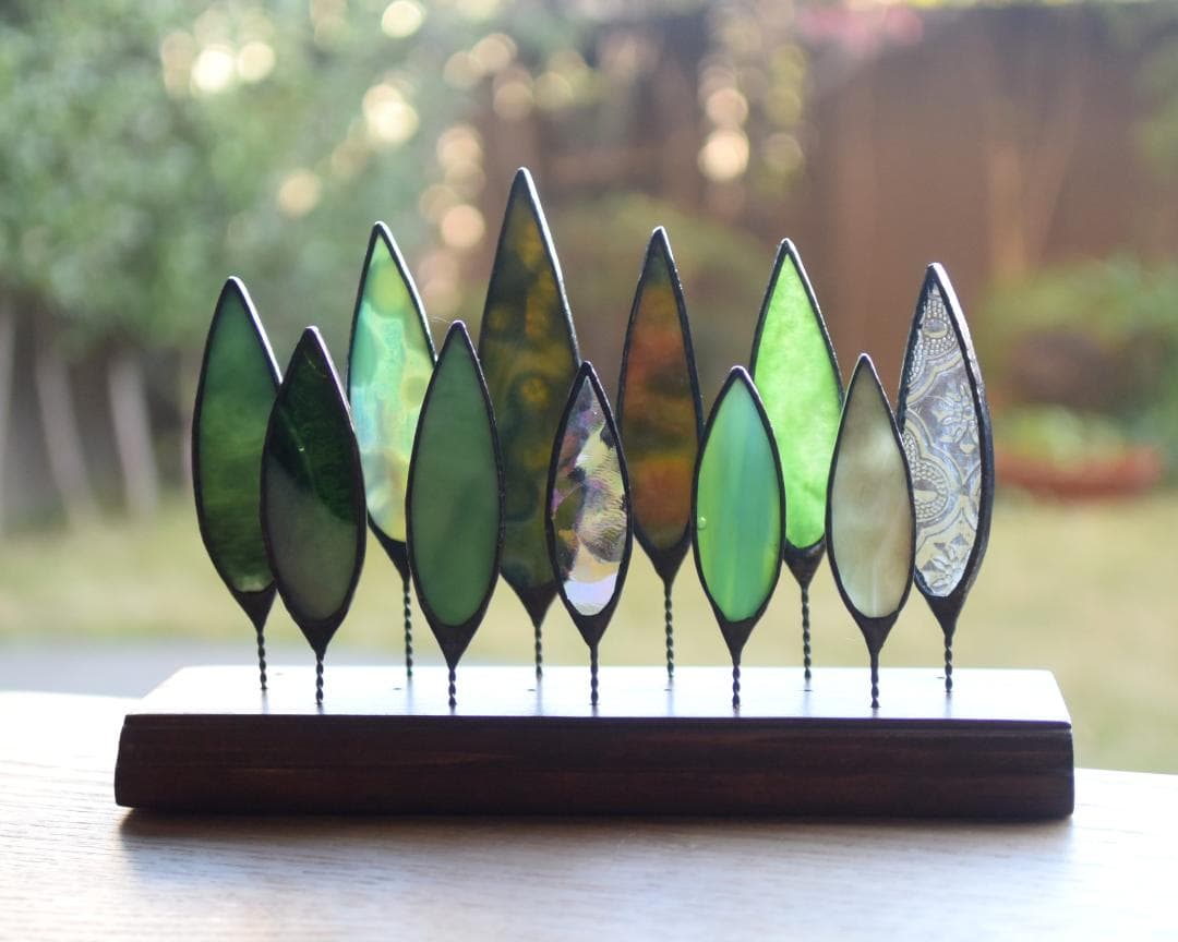 売約済み。木立ち　ステンドグラス(STG151)