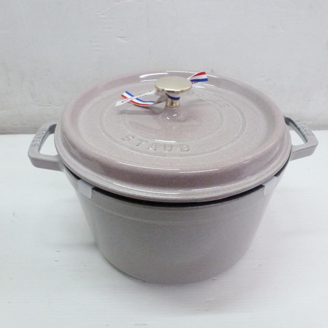 ストウブ グランドココットラウンド シフォンローズ 24cm ①