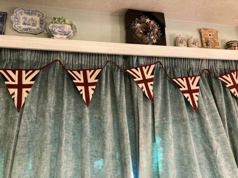 ガーランド ユニオンジャック 英国旗 プラチナジュビリー エリザベス女王