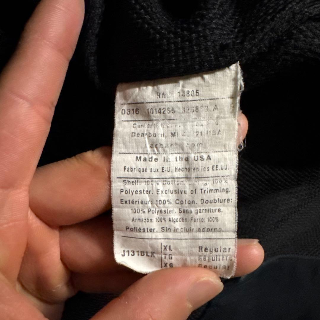 希少 Carhartt アクティブジャケット ブラック（訂正）　XL サイズ