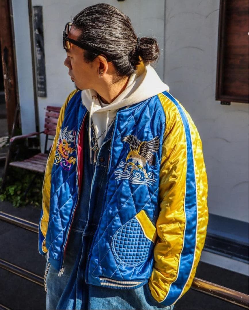 SAPEUR スカジャン リバーシブル Mサイズ オマケ付き