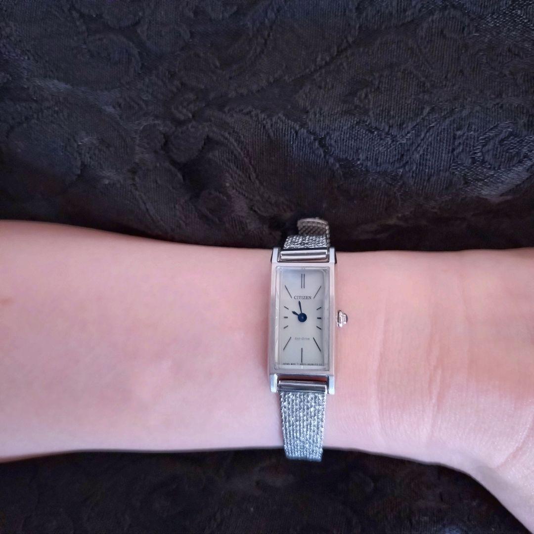 kii:(キー)腕時計 シルバー CITIZEN製