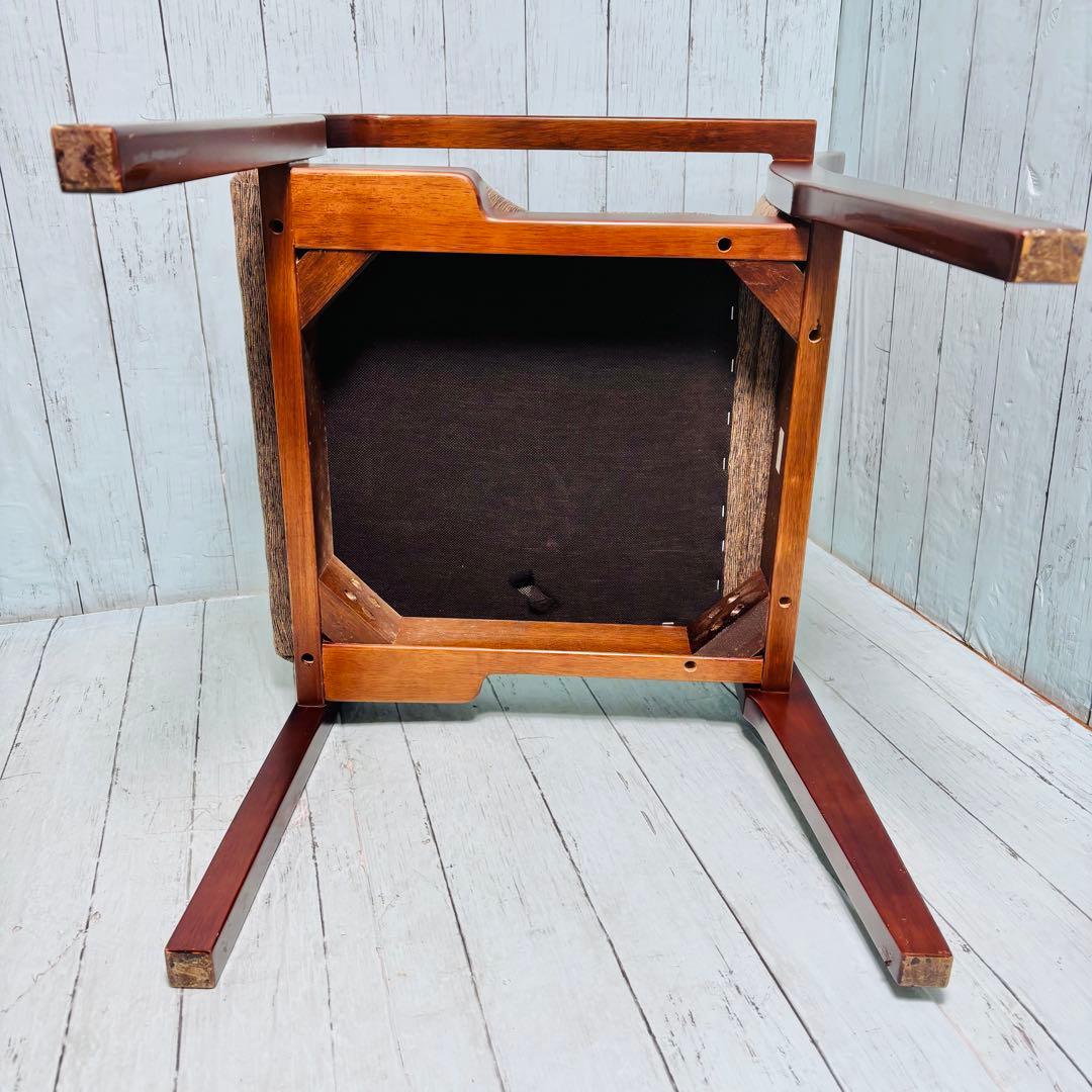 曙工芸　スタッキングチェア　二脚セット　木製　美品 ダイニングチェア　重ねる