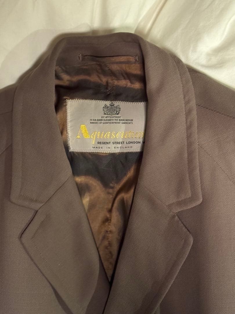 60s アクアスキュータム バルマカーンコート
