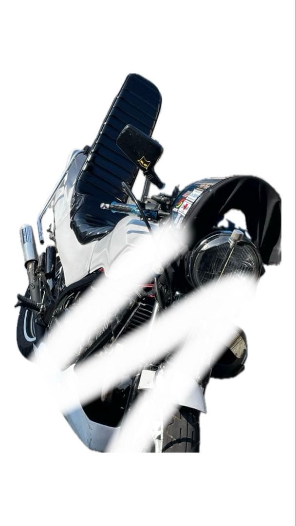 VT250F 三段シート 60cm 希少✨️写真4.5.6取り付けイメージ