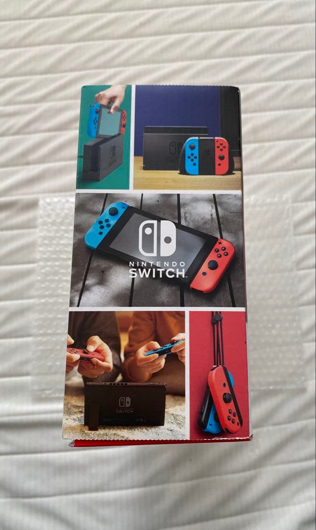 【完品】Nintendo Switch 初期型 ネオンレッド ブルー