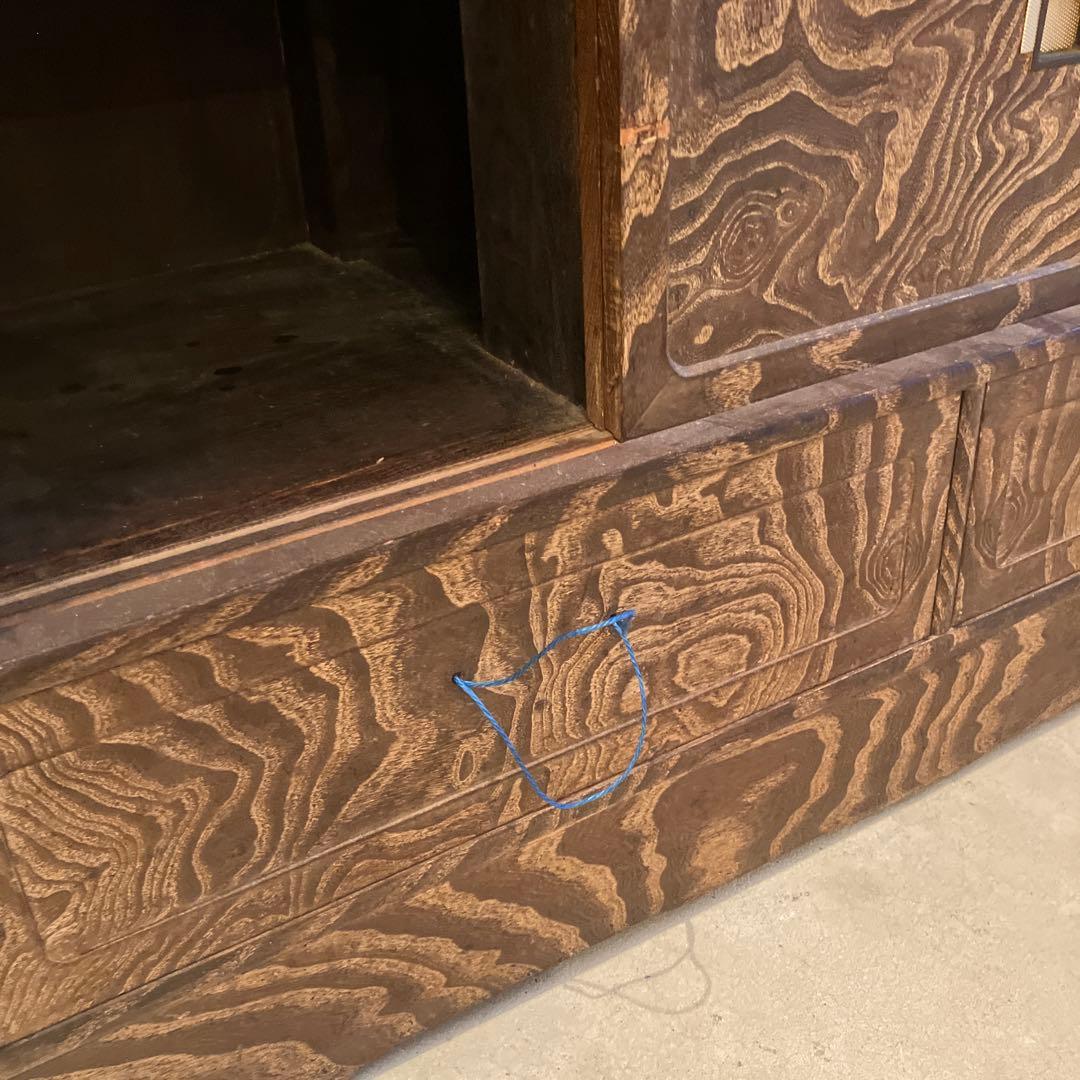 茶箪笥　昭和レトロ　細かい作り