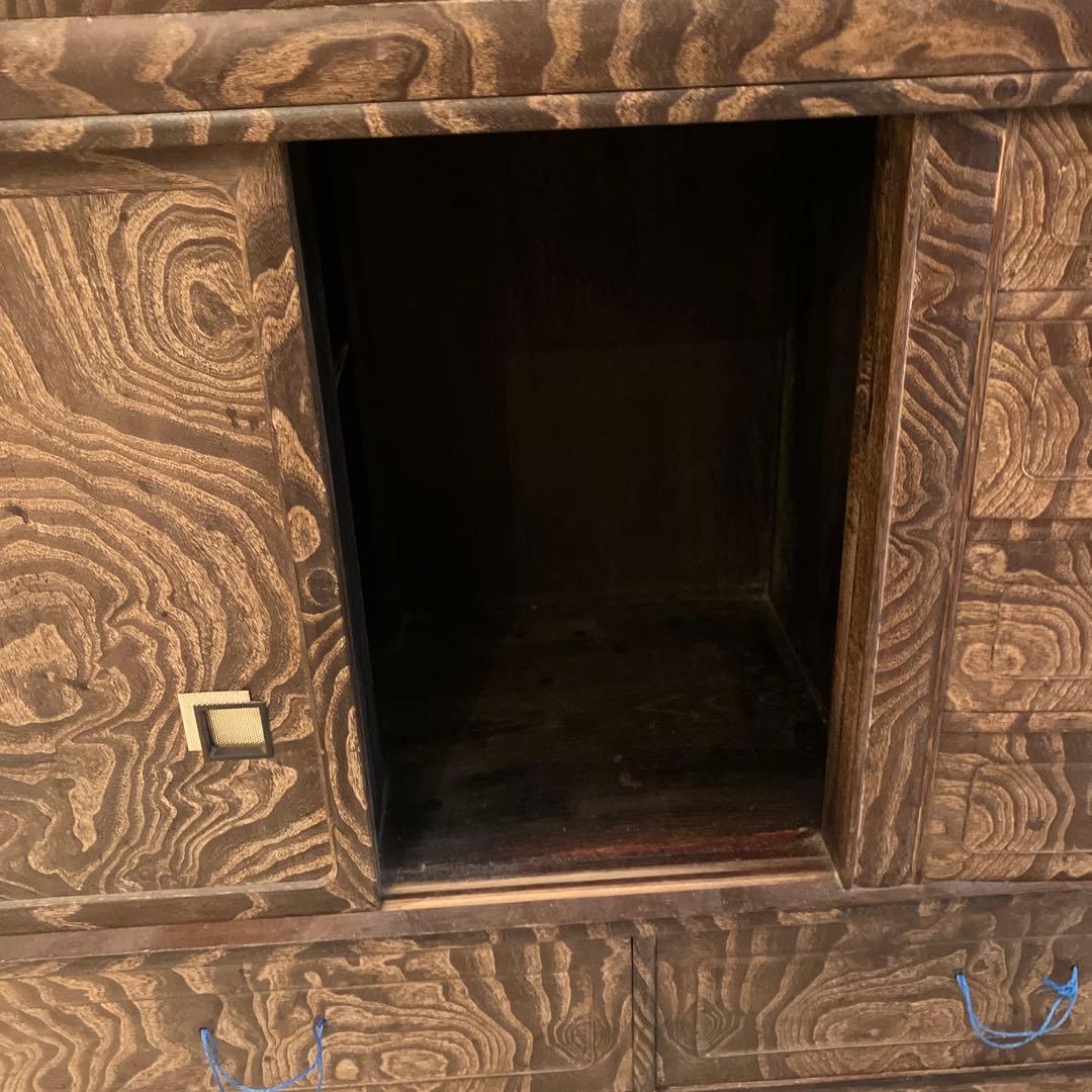 茶箪笥　昭和レトロ　細かい作り