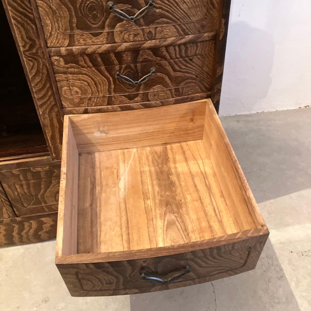 茶箪笥　昭和レトロ　細かい作り