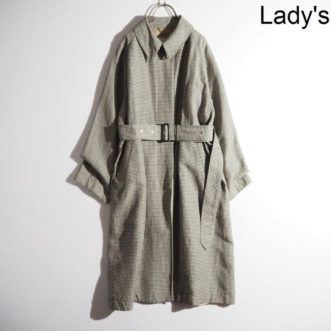 マッキントッシュ ステンカラー ギンガムチェック tomorrowland別注