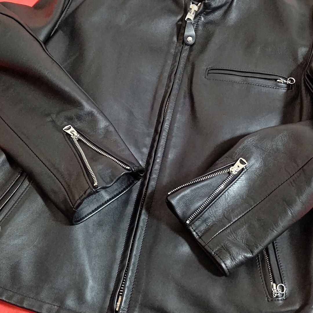 【未使用級】Schott ◆641◆シングルライダースジャケット 42