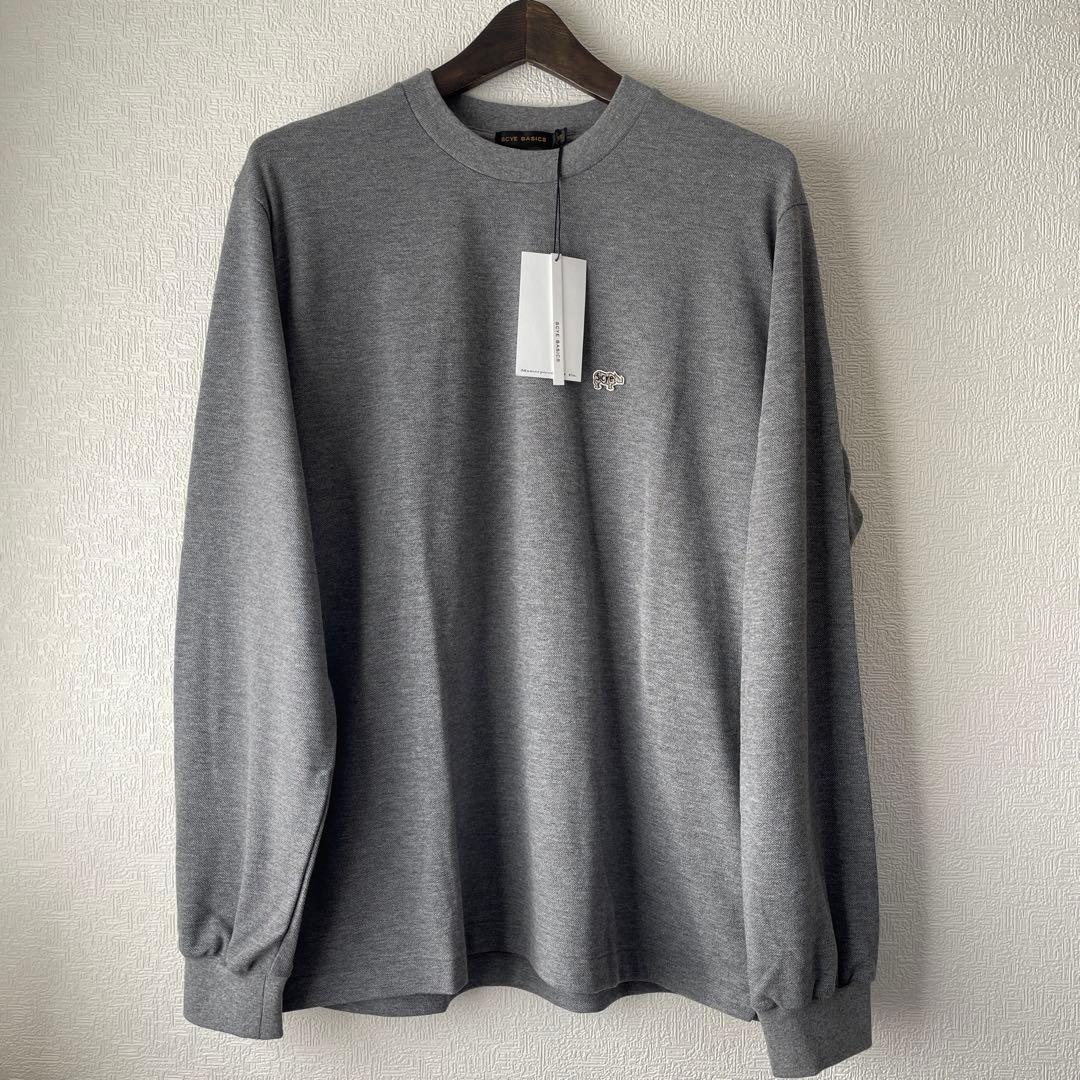 【新品未使用】SCYE BASICS サイ コットンクルーネックT 38 グレー