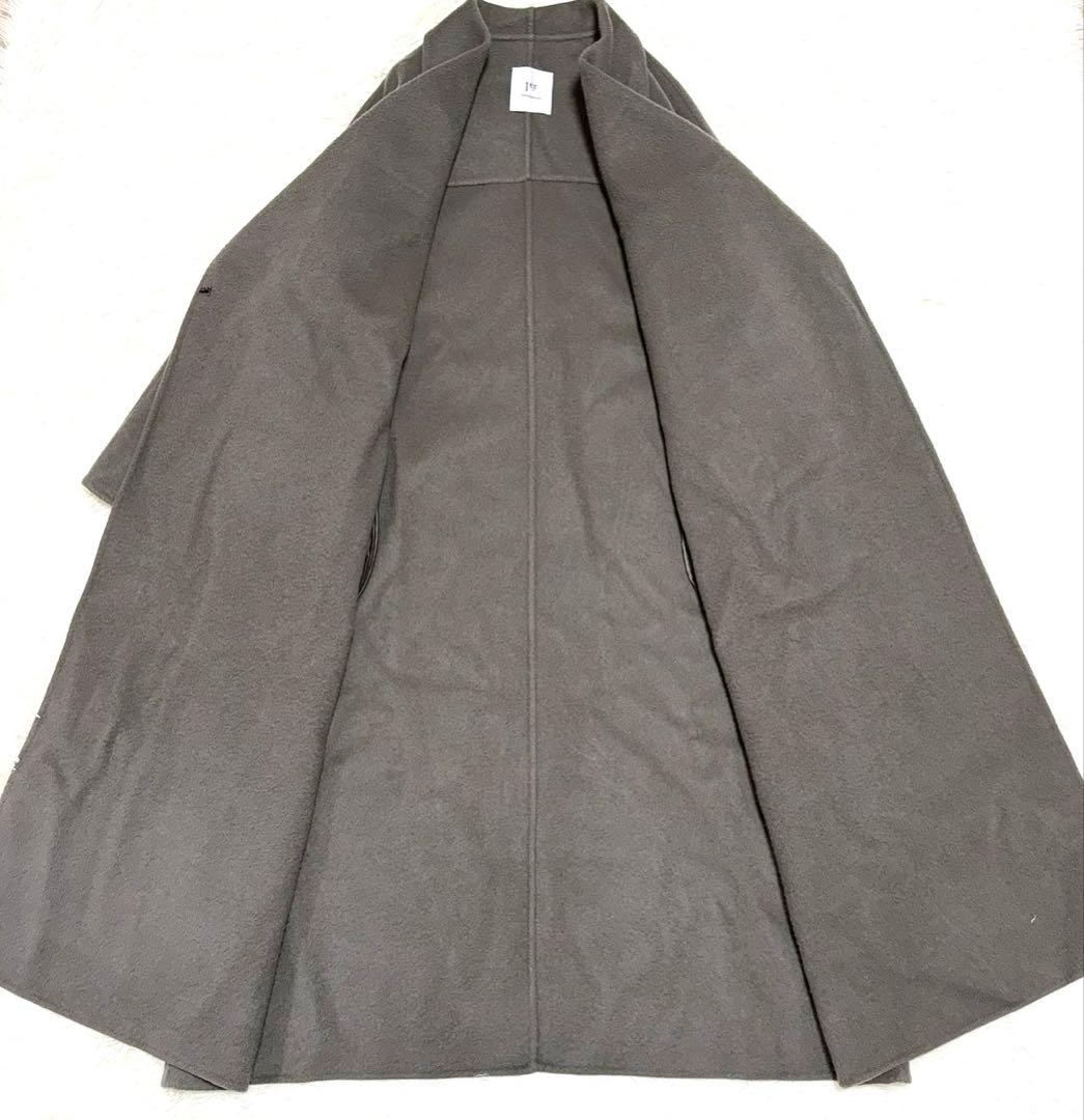 希少 プルミエアロンディスモン ダブルビーバー　ショール リバーコート 36
