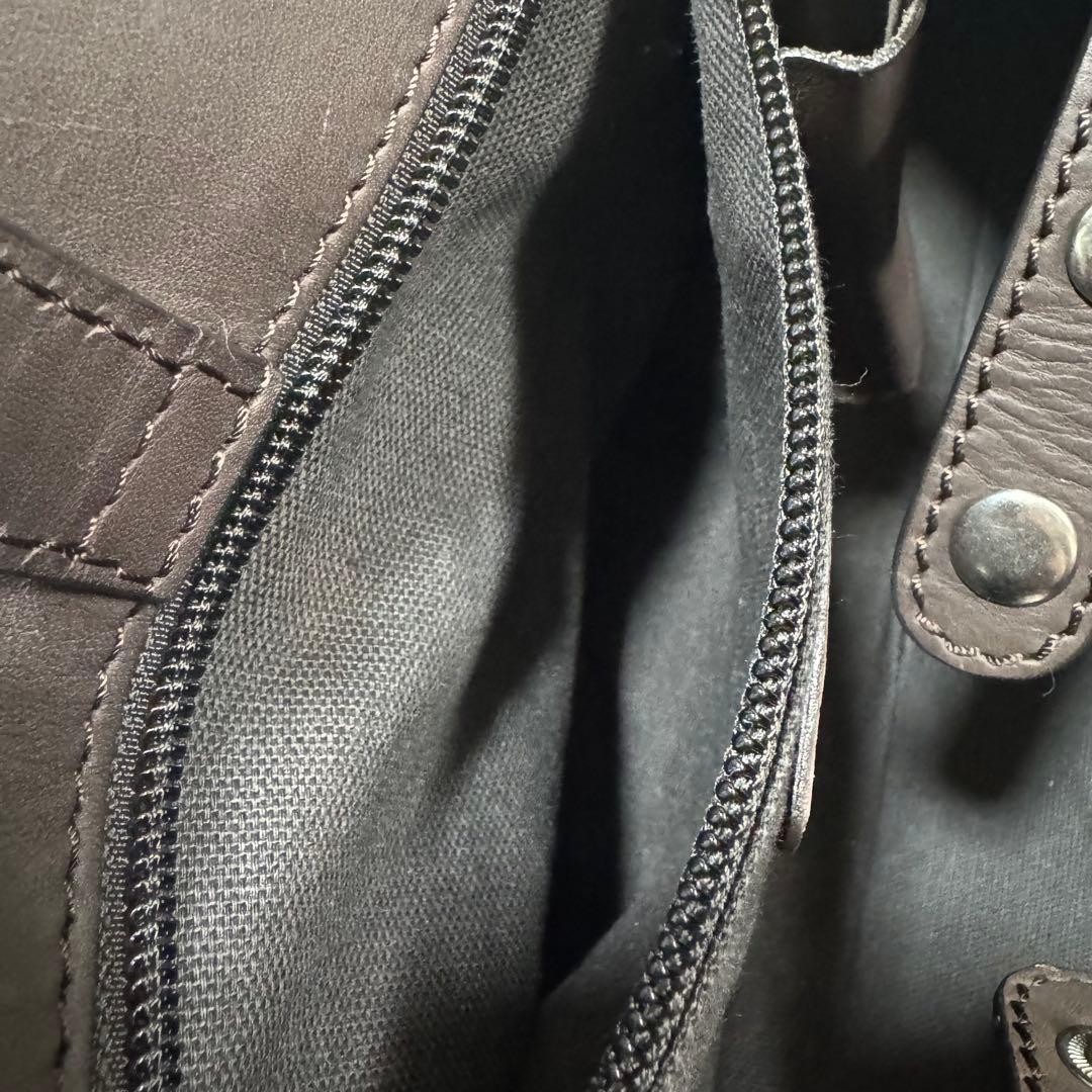 Max Mara トートバッグ　イントレチャート　カラー(ダークブラウン)