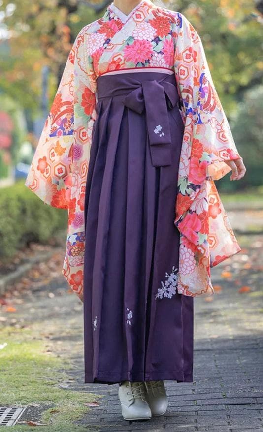 即買い可能　キャサリンコテージ　二尺袖　袴　帯　3点　150cm　0101-1