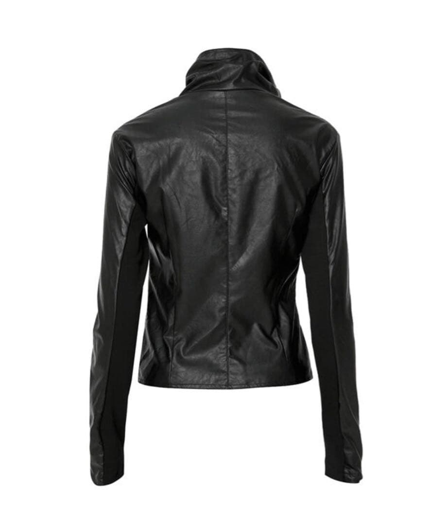 flareup Asymmetrical Biker Leather ジャケット