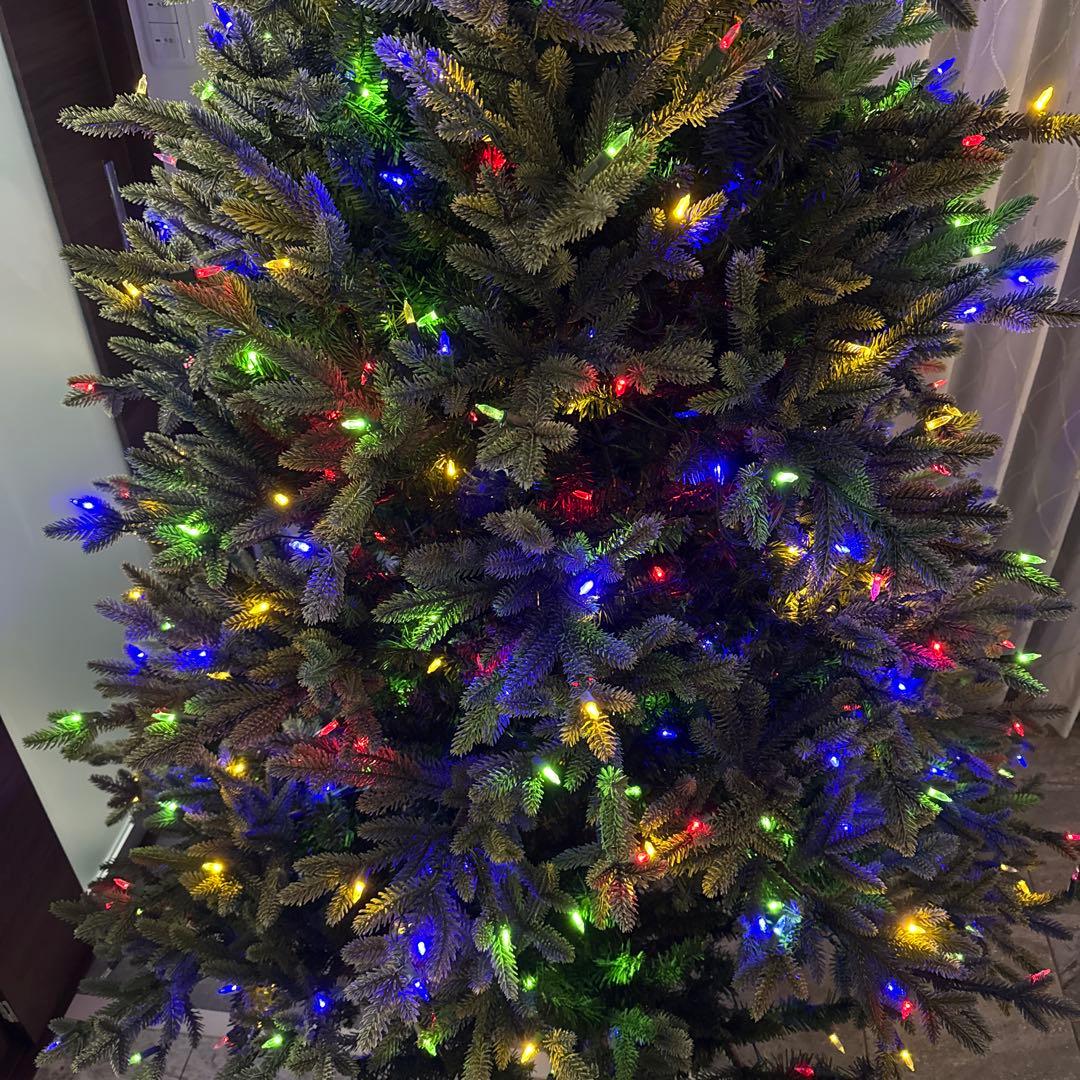 ✨特大✨大型クリスマスツリー2.2.m✨迫力満点！✨キラキラ点滅