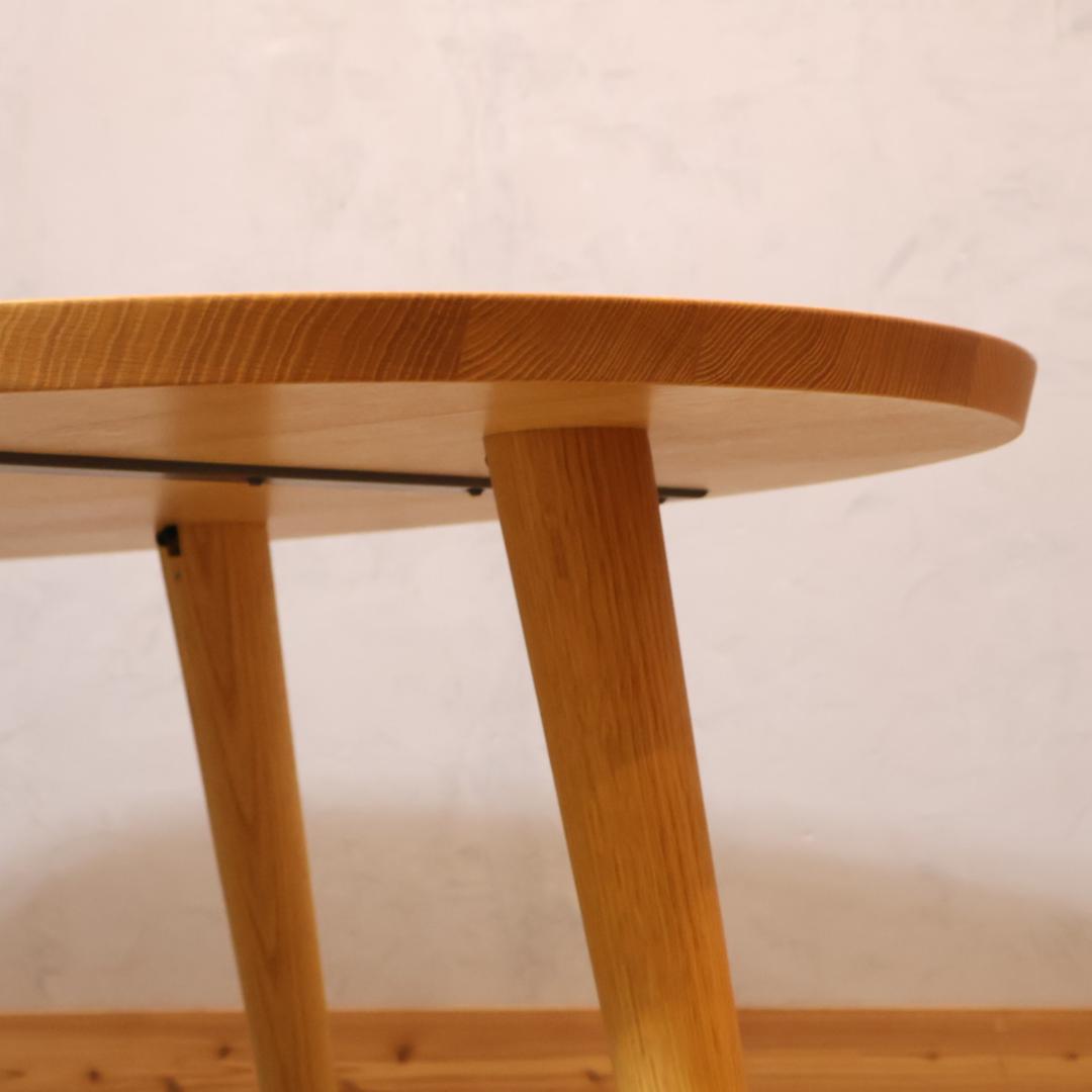 KASHIWA 柏木工 オーク材 ダイニングテーブル 楕円 オーバル 机 楢材