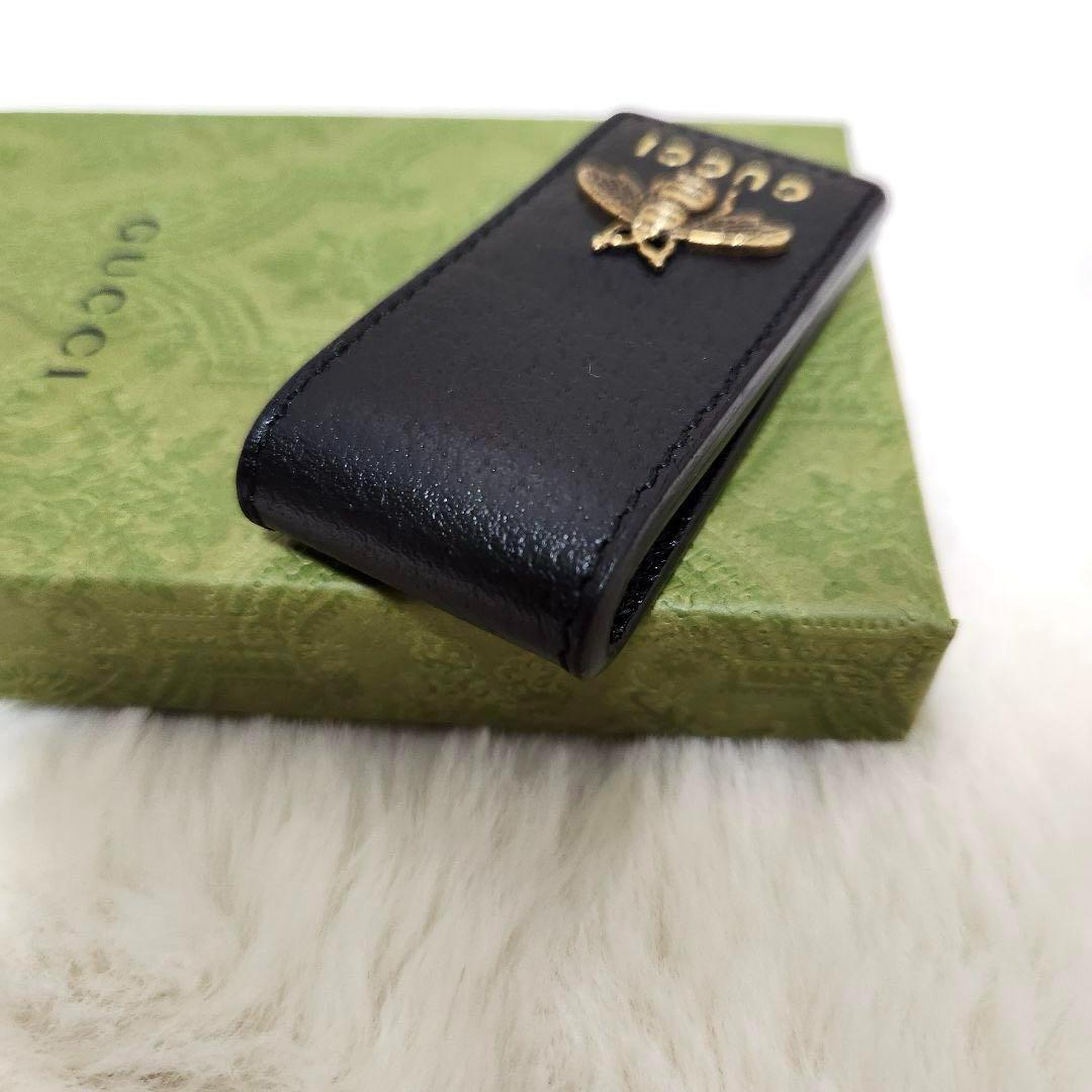 ✨新品未使用　付属品あり✨グッチ　マネークリップ　ビー　蜂　アニマリエ　ロゴ