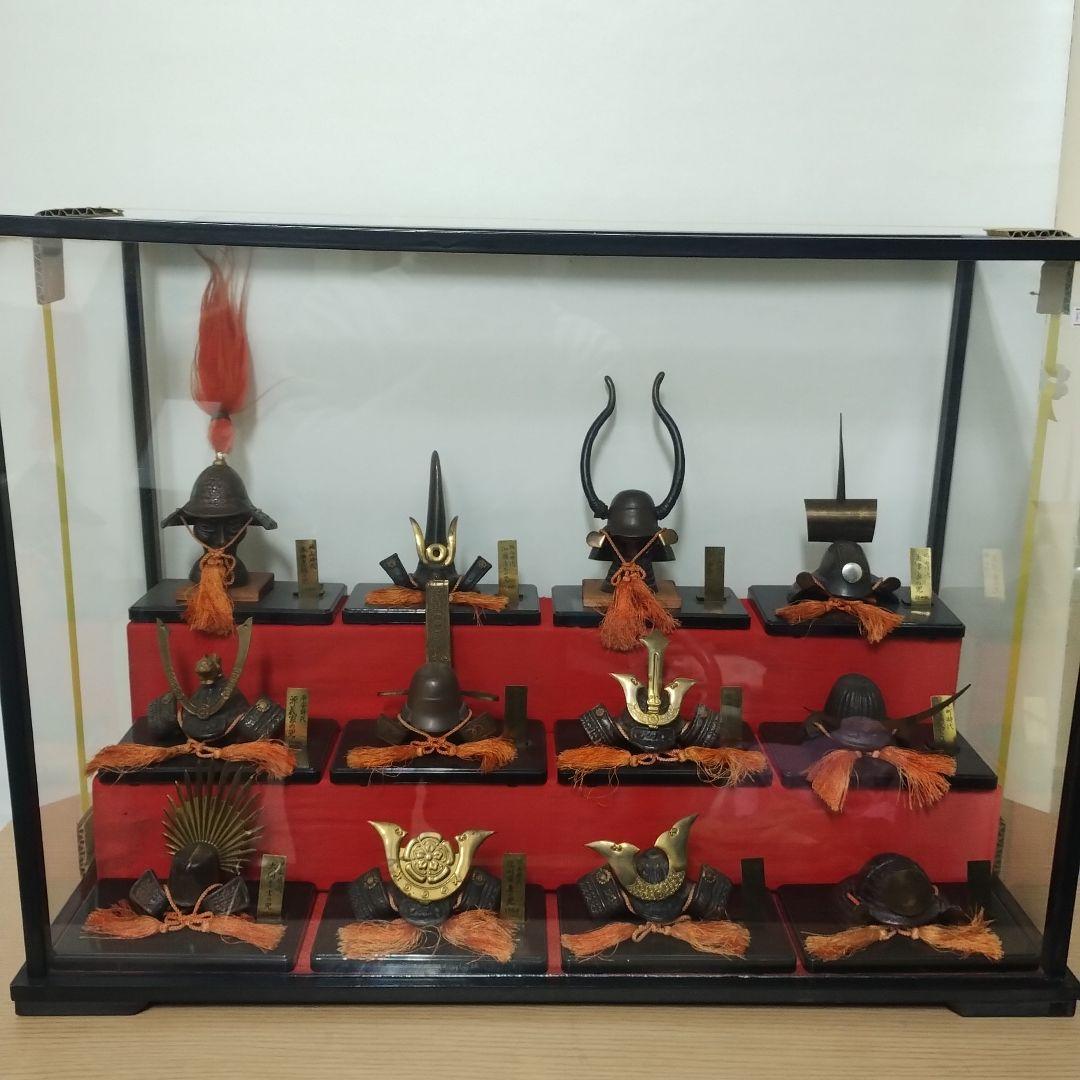 五月人形セット 金属製 兜