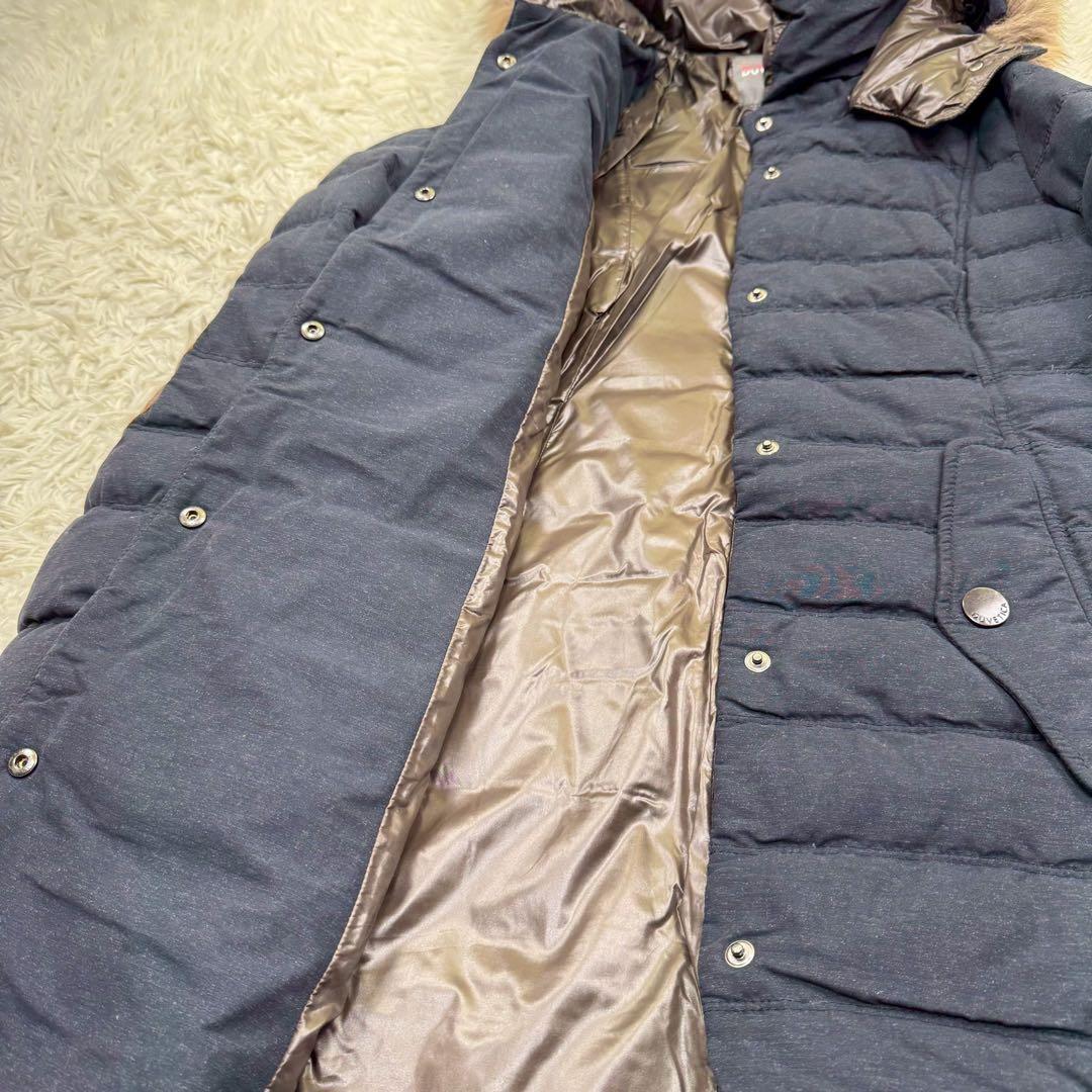 美品✨デュベティカ アンドロクレア エルボーパッチ ダウンコート ラクーンファー