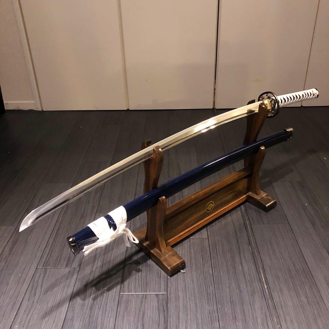 最高級模造刀　関の刀匠作　名刀　高級居合刀　樋入刀身　長谷部　織田信長拵え　岐阜