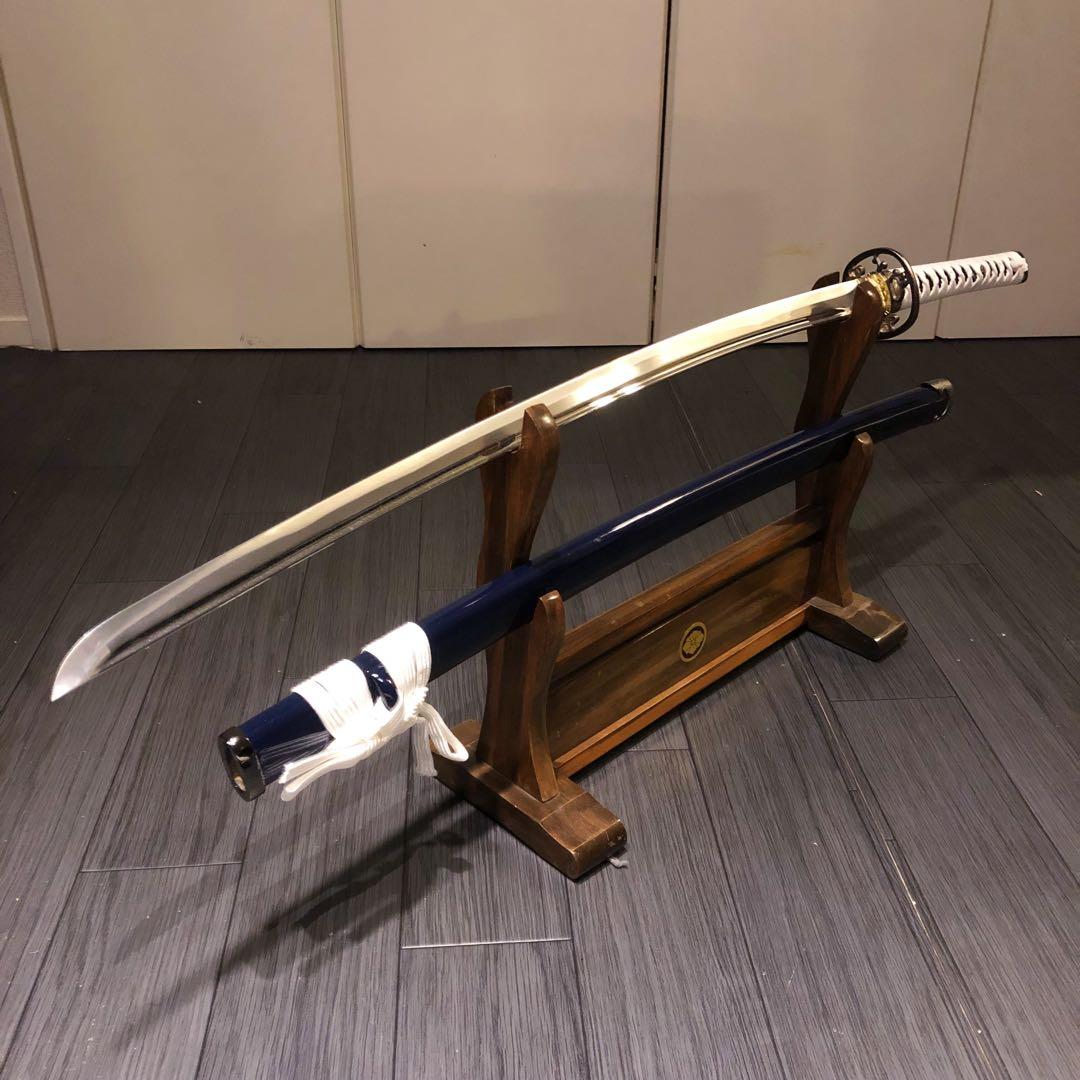 最高級模造刀　関の刀匠作　名刀　高級居合刀　樋入刀身　長谷部　織田信長拵え　岐阜