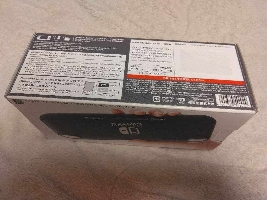 スイッチライトグレー2019年モデル